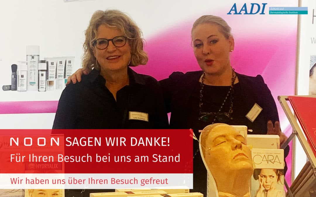 NOON Danke! Für Ihren Besuch auf der AADI